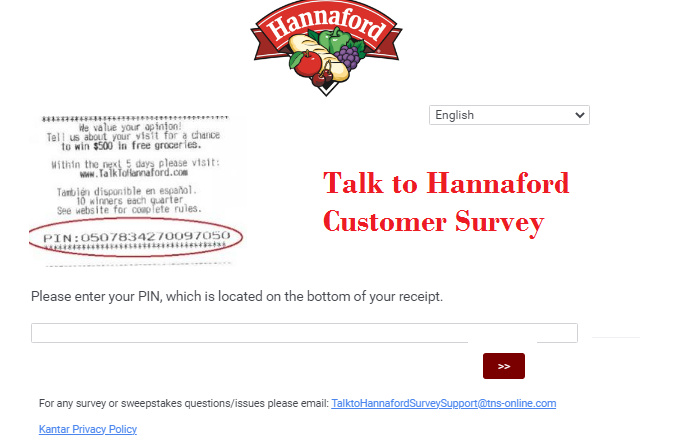 www.talktohannaford.com - Win $500 - Hannaford Survey
